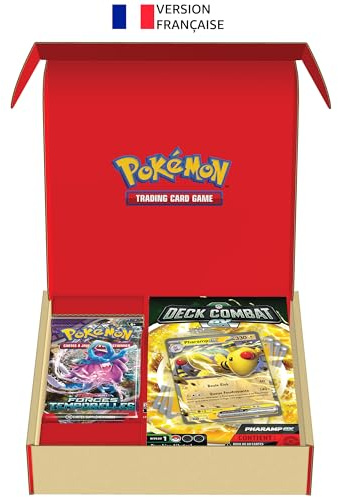 Pokémon Pharamp-ex Deck Combat y Paquete de 2 Refuerzos, Multicolor (290-55964 : C : FR : 10 :)