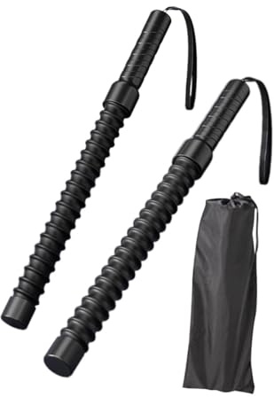 Ronyme 2 x Battle Ropes Übungsseil, tragbar, Rutschfester Griff, Fitnessgeräte, robuste Power Ropes, Trainingsstäbe für Übungen, Seil mit Tasche