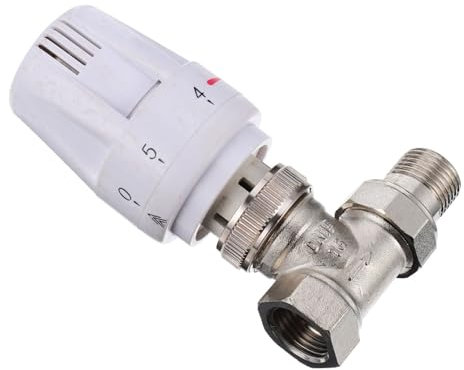 HOMOCONO Thermostatisches Heizkörperventil Gerader Typ Präzise Temperaturregelung Automatische Energieeinsparung Langlebiges Material Für Fußbodenheizung Und Warmpackung Mit Temperaturfühle