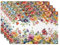 MIRRORANG Juego de 4 manteles individuales florales coloridos de 45 x 30 cm, multicolor, con patrón de jardín de primavera, lavables, para decoración de cocina y comedor