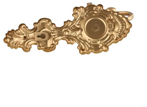 Elegante Wandleuchter aus Gusseisen für Wohnzimmer und Esszimmer (Gold)