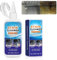 Household Stain Removing Gel, 2025 New 100ml Washing Machine Cleaner, Washing Machine Cleaner for Washing Grout, Tile, Refrigerator, Windows, Bathroom, Kitchen Sink Stain (1pc/Equipped with brush)
