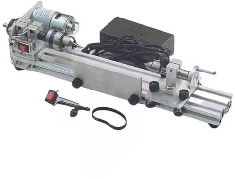 Nouveau Tour Miniature Multifonctionnel, meulage et Polissage de Perles de Voiture, Mini Tour à Bois DIY, Transmission 775