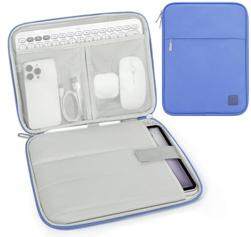 Dadanism 13 Pollici Tablet Custodia Borsa Portatile per iPad Pro 13 M5/M4, iPad Air 13 M4/M3, iPad Pro 12,9, MacBook Neo/Air M5 M4 13, Galaxy Tab S10 FE Plus 13,1/Tab S10+ Plus 12,4, Pervinca