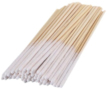 BIUDECO Bastoncini di Cotone per Make-up 60 Pezzi Materiale Bambù, Pulizia Efficiente e Tocco Confortevole, per Trucco e Cura Personale