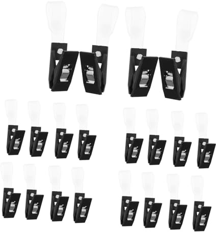 HOODANCOS 20 Clips De Fixation pour Drapeaux De Jardin Accessoires De Montage Et De Fixation pour Drapeaux De Jardin Décorations De Bal