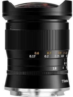 TTARTISAN 11mm F2.8 Full Frame Fisheye Lens for Z Mount, Ultra Wide Angle Manual Focus Fish Eye Lenses (Z, Black)