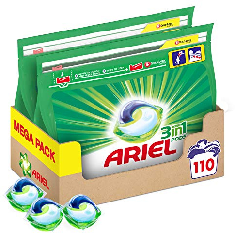 Ariel 3in1 Pods Original Waschmittel Kapseln 110 Waschgänge 3,511 kg