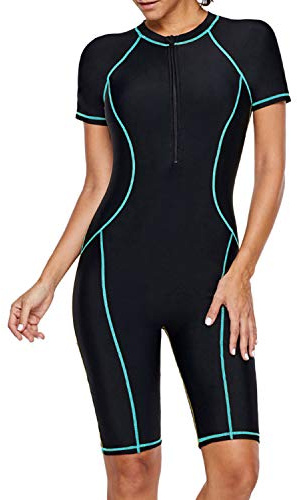 Jywmsc Donna Rashguard Costume da Bagno a Maniche Lunghe di Bellezza Europea Abbigliamento for Meduse ad Asciugatura Rapida da Surf Costume da Bagno