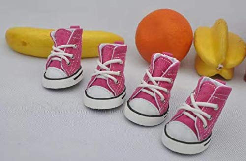 Beihaoer Hundeschuhe, rutschfest, für Teddy Yorkie (XS, Pink)