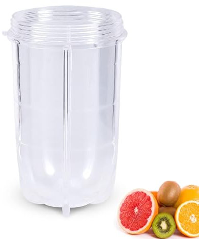 Tazza per frullatori, Tazza di Ricambio per Frullatore Spremiagrumi in Plastica, Tazza Alta Trasparente per Spremiagrumi Accessori, Juicer Cup Parti di Ricambio, 8×14.8cm(Tazze lunghe)