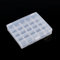 bobbin box,nähspulen aufbewahrung,Bine Cucito,Spulenbox Leer,Spulenaufbewahrungsbox, 1Pc Leere Spulenbox aus Kunststoff Nähmaschinenspulen-Organizer Aufbewahrung Clear Box für 25 Spulen