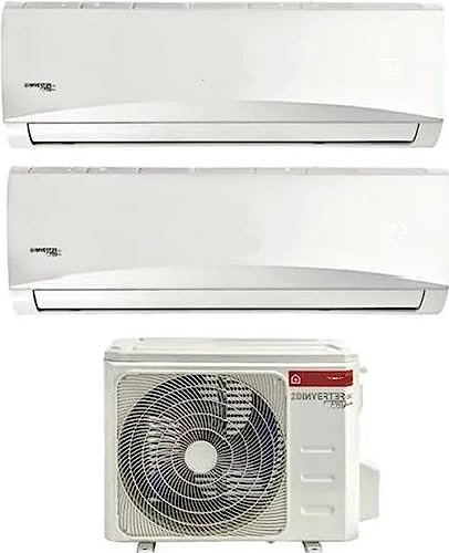 Climatizzatore Dual Split 12000 + 12000 Btu, A++/A+, Pompa di calore