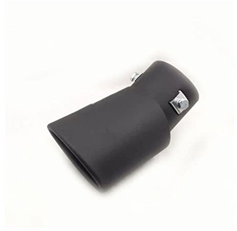 Tubos Escape Automóviles Modelo Universal Diámetro Interno 75 Mm Laca Horneada Negro Cuerpo Coche Silenciador Tubería Extremo Posterior Dedicada Punta Escape Salida Trasera Ventilación