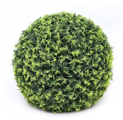 Künstliche Pflanzen-topiary-kugel, 43 Cm, Künstlicher Grasball, Grüne Gartenkugeln, Formschnitt-pflanze, Outdoor-/innendekoration, Für Veranda, Frühling, Zuhause, Hochzeit, Balkon, Hinterhof-dekoratio