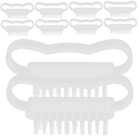 BELLIFFY 10stücke Nagelbürste Für Fingernägel Nagelreiniger Mit Verschleißfestem Bürstenkopf Handbürste Aus Hochwertigen Materialien Nagelreinigungswerkzeug Für Nailart Und Tägliche Pflege