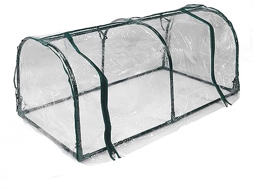 ANKROYU Mini-Gartengewächshaus, Kunststoff-Kleinraumgewächshaus, städtisches Gartengewächshaus, tragbares Mini-Gewächshaus für den Außenbereich für den Balkon im Freien