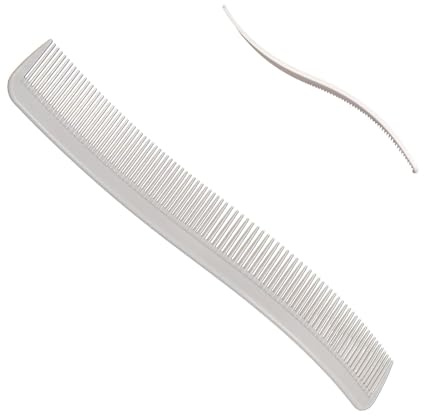 Böjd frisörkam, fina tandkammar, ergonomisk frisörkam för män, stylingkam, kompakt frisör hårklippningskam, naturlig krökning, jämnt fördelad