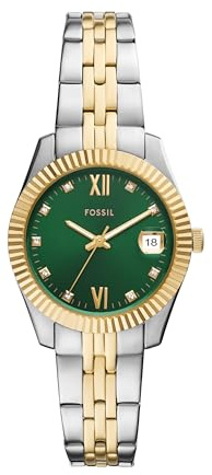 Fossil Women's Watch, Scarlette Quartz Stainless Steel Three-Hand Watch for Women