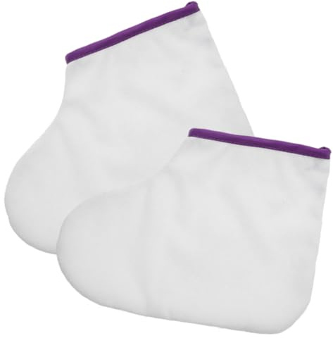 Funda Envolvente para Tratamiento de Cera para Pies y Manos, Poliéster | 1 Par, Uso en Salón y Spa, Lavable, Ayuda a Activar Tejidos y Potenciar la Hidratación