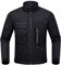 RIDEIRON Motorradjacke Herren alle Jahreszeiten mit CE-Schulter- und Ellenbogenpolstern, herausnehmbarem Innenfutter, winddichtem Motorradschutz Schwarz L