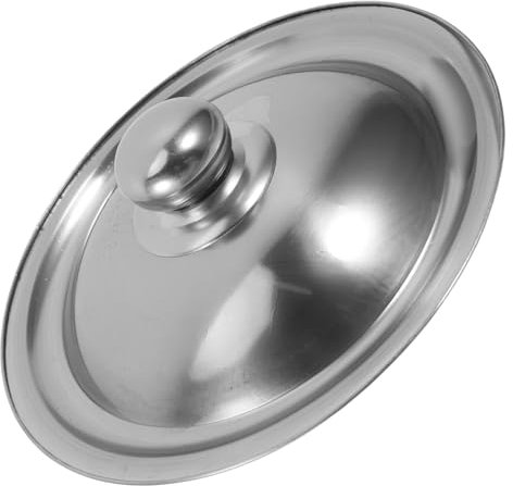 COLLBATH Universeller Topfdeckel Aus Edelstahl Ersatz Für Runde Bratpfannendeckel Passend Für Töpfe Und Pfannen Mit Griff Für Bequemes Handling Und Einfach Zu Reinigen Spülmaschine