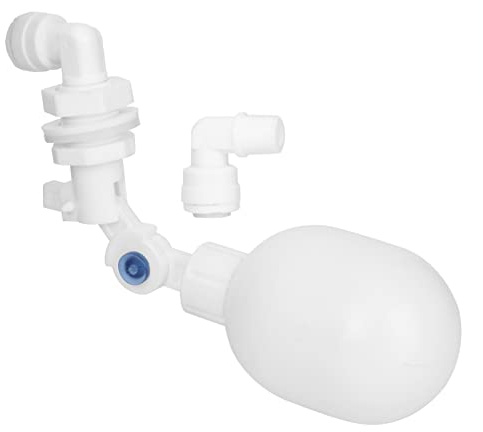 TARSHYRY Valvola a Galleggiante d'Acqua, Kit Valvola a Galleggiante 3/8 plastica Regolabile per Installazioni Permanenti e Temporanee Accessori per Acqua per Acquario per di Osmosi Inversa