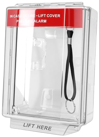 Luocute Couvercle de Point D'appel D'incendie, Protection de Protection avec Matériau PC Résistant à l'eau IP67 et au Feu, pour la Maison, Le Bureau et L'extérieur, Station de Traction