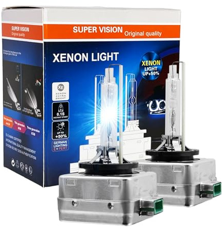 SOCAL-LED LIGHTING D3S 35W Xenon HID Headlight Bulbs - 10000K Deep Blue - 66340 42403 42302 OEM High Low Beam Direct Replacement - Pack of 2