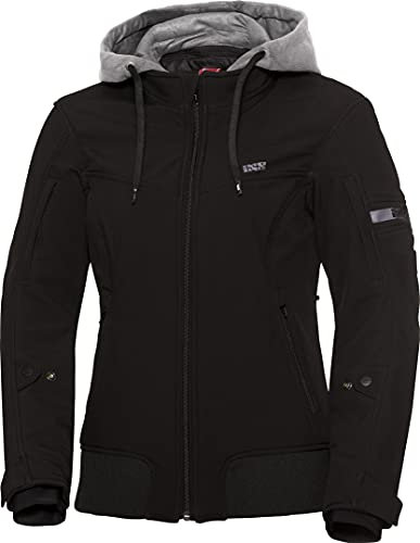 IXS Motorradjacke mit Protektoren Motorrad Jacke Classic SO Damen Textiljacke Moto schwarz XL, Lifestyle, Ganzjährig, Polyester