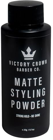 Victory Crown Matte Styling Powder Strong Hold No Shine Volumizing Body-Boosting Hair Powder with a Natural Matte Finish, 0.7 Oz