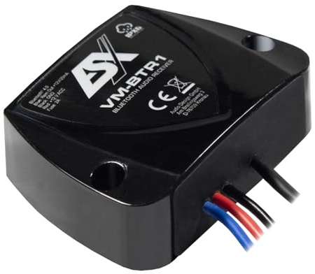 ESX Marine Audio - VM-BTR1 - Marine Bluetooth 4.0 Receiver/Empfänger mit aptX - Schutzklassifizierung IPX6 - passend für Boote/ATV/Motorcycle u.v.m.