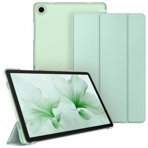 Fintie Hülle für Samsung Galaxy Tab A11+ Plus/Tab A9+ Plus 11 Zoll 2025 | Schlank Tablet Schutzhülle mit Dreifach-Ständerfunktion, Transluzente Rückseite, Mint