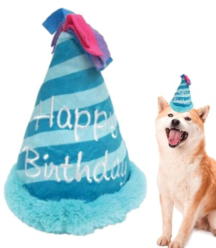 Hundekuchen Plüschtier - Hund Geburtstag Kuchen Spielzeug, Plüsch Kuchen Hundespielzeug | Welpe Geburtstag Kuchen Spielzeug, Welpe Cupcake Plüsch Kauspielzeug, Tragbares Hund Geburtstag Kuchen