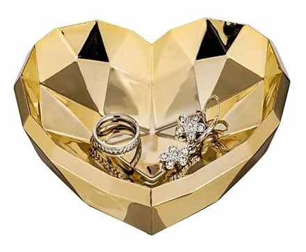 Linea Cuori Design piattino svuotatasche Cuori Design Oro 13×10 Bongelli 2025 - Idea Regalo e Complemento Arredo