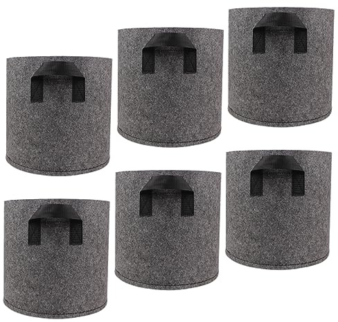 BESPORTBLE 6piezas Bolsa para Plantar Árboles Engrosada de Tela para Cultivo de Plantas para Viveros de Flores y Jardinería Macetas