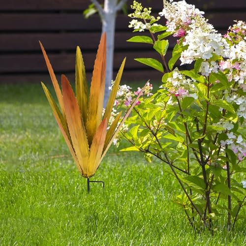 Vmiorzq Tequila Sculpture Rustique, d'agave en métal, décoration d'intérieur, Agave Rustique Peinte à la Main, décorations de Jardin, Figurines de décoration extérieure, décorations de Cour