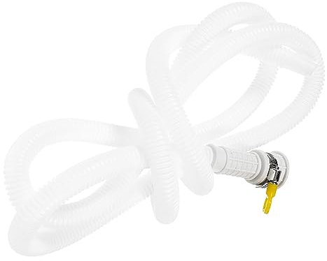 Tubo Flexible Pvc Blanco de 4 Metros para Drenaje de Aire Acondicionado