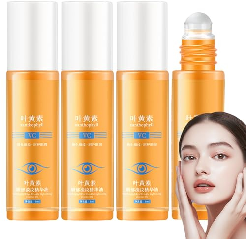 VC anti-rynk ögonserumolja, lutein ögonessensolja, VC rollerball ögonserum för mörka cirklar och påsar, stramande anti-aging serum, minskar påsar under ögonen, mjukar upp fina linjer (4)