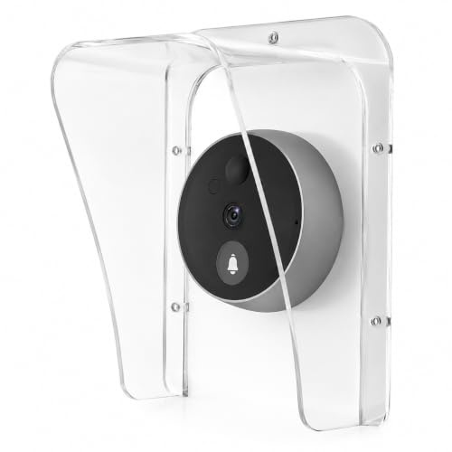 Türklingel Regenschutz Wetterschutz, für Codeschloss,Sprechanlage,Steckdose | Video Türklingel Abdeckung,Blendschutz,tastatur schutz,doorbell protector