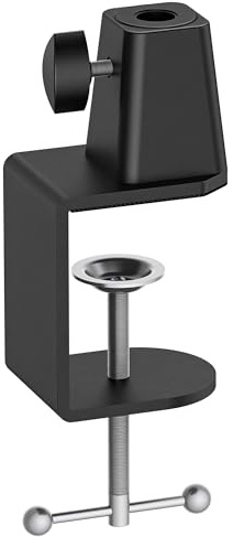 InnoGear Metal Desk Clamp with Wide Compatibility For Microphone Suspension Boom Arm Stand Mic Stand Desk Holder with Adjustable Screw