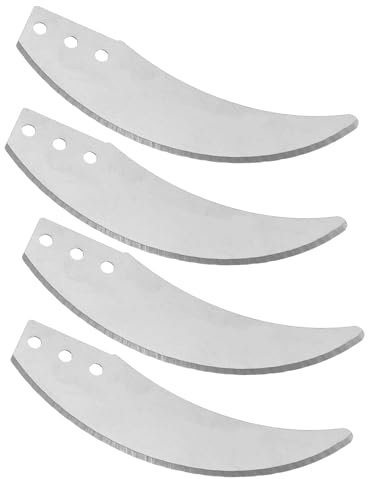 VICASKY Lames de Hachoir à Viande en Acier Inoxydable 3l, Lot de 4 Pièces, Accessoires de Broyeur pour Robot Culinaire, Lames de Rechange Solide, Compatibles Hachoirs à Viande,