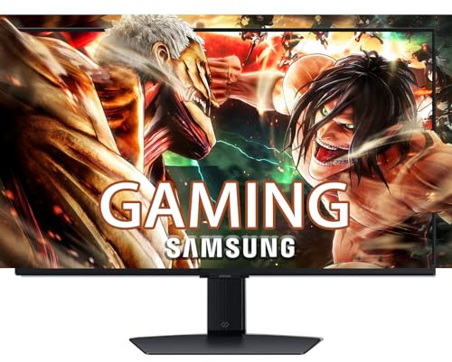 Samsung 27 Odyssey 4K 144Hz 1ms Fast IPS Smart Gaming Monitor | G-Sync & FreeSync Premium, HDR400, AI 4K Upscaling | Gaming Hub, Smart TV, Ergonomic Stand