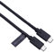 Typ C zu Typ C Kabel von Keple | Schnelle Aufladung Ladegerät führen Kompatibel mit Samsung Galaxy S9 / S8 / S8+ / Note 8/9 | USB C zu USB C 3.1 (1m / 3.3ft Schwarz)