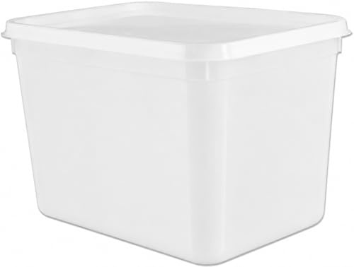 ACME 4 Litre Ice Cream Tubs with lids/Food Storage Containers with lids (10)