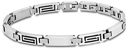 Lotus Style Edelstahl Armband LS1798-2/1 Herren Armschmuck Silber D2JLS1798-2-1 EIN schönes Geschenk zu Weihnachten, Geburtstag, Valentinstag für den Mann