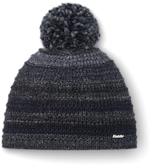Eisbär Mütze Herren & Damen Mikata Pompon - Unisex mit Fleece Futter schützt vor Kälte und Wind - kuschelig weiche Bommelmütze Pudelmütze Haube aus Österreich