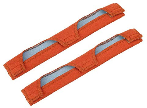 Aukson 2PCS Schweißband Set - Halb-Helm Schweißband - Schutzhelm Schweißabsorbierendes Wattepad - Baumwolle Waschbar - Wiederverwendbar - Orange -