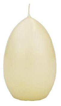 Wiedemann Kerzen Eikerzen Bisquit 120 x Ø 80 mm, Inhalt 6 Stück, Ostereikerzen, Osterdeko