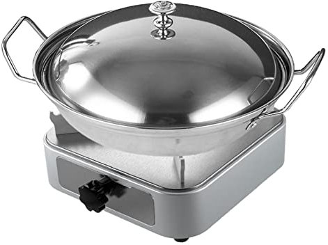 Yajimsa 24cm Spirituskocher Mit Topf Campingkocher Spiritus Camping-Spiritus Kocher Campingherd Aus Edelstahl Campingkocher Ohne G-as Und Strom Zum FüR Camping Grillen HeißEr Topf Picknick